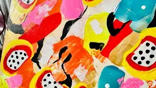 269. Dragon fruit. Juicy vibrant colorful abstract, subcobscious art by Veera Zukova