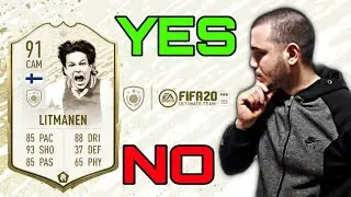 91 LITMANEN FIFA 20 ICON MOMENTS PLAYER REVIEW! ULTIMATE TEAM