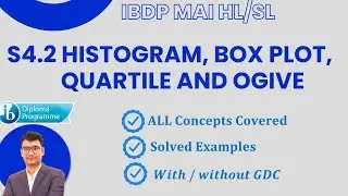 IB DP MAI HL SL 4 2 Histogram, frequency polygon, cf ogive, quartiles, percentile, median, box plot
