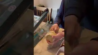Jaw sealer for biscuits with centrefold film. #homebakery