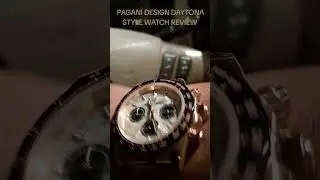 ROSE GOLD PAGANI DESIGN DAYTONA STYLE WATCH REVIEW
