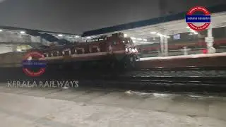 16128 GUV CHENNAI EXP || SKIPS TVCN || ERODE WAP4 25025 #chennaiexpress  #train #indianrailways