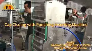 Cap Closing with Punching and Inserting Machine