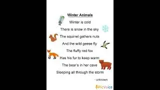 Nursery rhymes :- Winter Animals