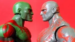 DRAX THE DESTROYER Comic vs Movie Action Figure Comparison
