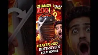 Heater Rod Fix!Rod Changed 😱Heater Not Heating?Fix Heater at HomeBurnt Rod? FIX
