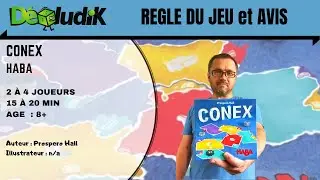 Conex - Règle et expli partie - haba [jeu familial]