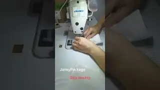 Janey Package making process for drawstring bags