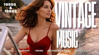 Vintage Café Music | Italian 1955 | Chanson & Jazz | 15 Minutes