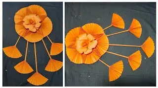 Sample🌼🌼 paper beautiful flower Making 🌼Beautiful paper easy make🌼🌼
