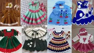 Beautiful Trending Crochet Baby Girl Frock Dress Design 2026/ cute baby girl crochet 🧶 frock design 