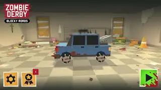 Zombie Derby Blocky Roads ( №2 ) Открыл хаммер