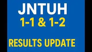 Jntuh btech 1-1/1-2/4--2 advance supply results update 