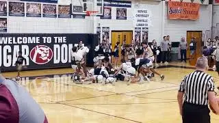 St. Thomas More introduces its 2022-23 Cougars basketball team to begin the Division-I playoffs