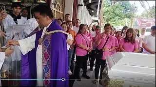 arrival and reception of remain Rev. fr. luciano Ariel Felloni (Almusalita Cybermissionary)
