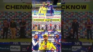 IPL2024 Match Award 39th Match #CSKvLSG #playerofthematch