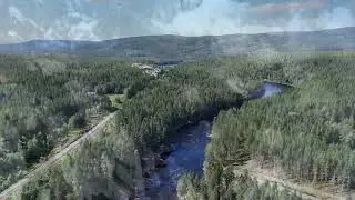 Glomma river, Norway 2025, / DJI Mini 4 Pro