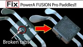 Простой способ исправить сломанные пластиковые фиксаторы контроллера PowerA Fusion Pro для Xbox
