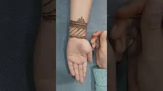 new mehendi design | easy to draw for beginner | follow for more design ❤️ 