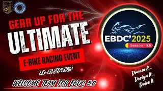 TEAM ZIRCONS 🏍🔥 | Electric Bike Design Challenge 2025 | EBDC 5.0 | #season5 #ev #racing