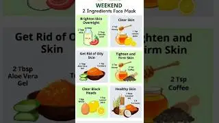 Weekend two ingredients face mask