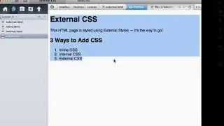 External styles