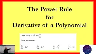 Power Rule for the Derivative of a Polynomial