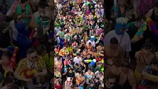 World's Biggest Water Festival in Bangkok, Thailand 🇹🇭 🥰❤️💕🥰❤️💕 #viralvideo  #trending
