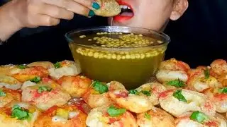 spicy pani puri eating golgappa eating mukbang eating show#spicybites