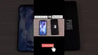 iPhone 12 pro max vs rog phone 3 pubg test || iPhone 12 max vs rog phone 3 gaming test