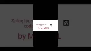 String launcher qr code