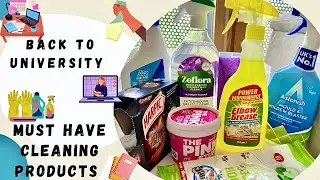 #unipackingessentials2021 #backtouni CLEANING PRODUCT HAUL | THE RANGE | ALDI