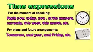 1  Present Continuous Theory