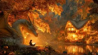 The Golden Forest Guardian | Relaxing Fantasy Autumn Music for Reading & Sleep
