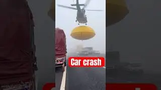 NEXON ERTIGA CRASH TRUCK WINTER FOG PROBLEM #trending #shorts #nexon #ertiga #safety #ytshorts