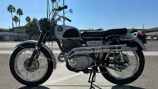 Honda CL77 305 Scrambler 1966 года... Чистый классический мотоцикл в районе залива!