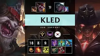 Kled Support vs Senna - KR Master Patch 25.21