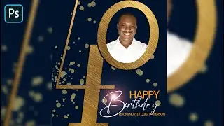 BIRTHDAY FLYER DESIGN IN PHOTOSHOP 2021 | Download Free Flyer Template