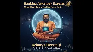 Banking Astrology Experts | Moon Planet Role in Banking Career Part 3 | Acharya Devraj Ji