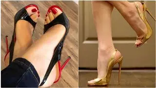 Most alluring collection of party wear high heel sandals.