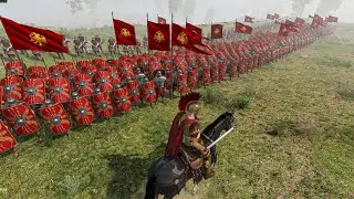 1000 Roman Shieldbearers Defend Against the Templars | Mount & Blade II: Bannerlord