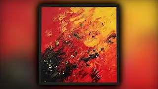 Abstract Painting / Satisfying / Acrylics / Palette Knife / Demo #106