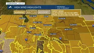 Dangerous high wind event Wednesday