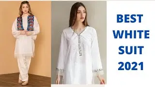 LATEST WHITE SUIT DESIGNS SIMPLE | CAUSUAL | PARTY WEAR | WHITE KURTI 2021