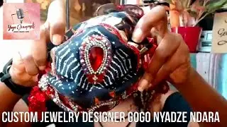 My custom made mask by Jewelry designer Gogo Nyadze Ndara - Product review