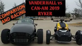 VANDERHALL VS 2019 CAN-AM Ryker REVIEW,RACES
