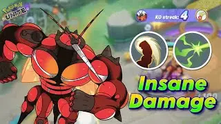 Unexpected Damage By Buzzwole 💪💪 After New season update || Pokemon Unite || #pokemonunite #pokemon