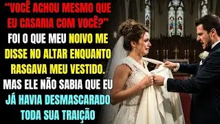 ENQUANTO MEU MARIDO RASGAVA MEU VESTIDO NO ALTAR, EU JÁ TINHA TUDO PRONTO PARA EXPÔ-LO...