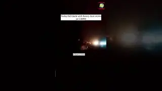 Today full dark with heavy dust storm at 5.50PM | Punjab 24 News | Amritsar News | Strong Sand Storm