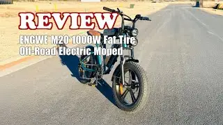 ENGWE M20 Electric Bike Review: 1000W 28mph Moped Ebike, Dual Battery 94-Mile Range 2025